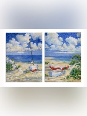 Paul Brent Row Boat On Beach
Canvas Set